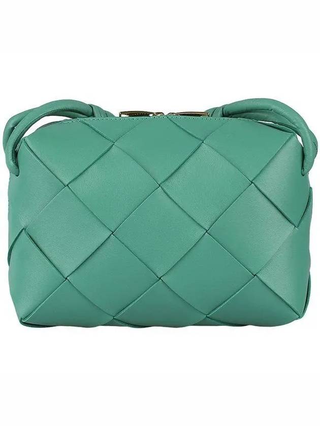 Bottega Veneta Cassette Intrecciato Small Cross Bag Green