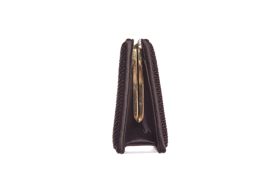 Judith Leiber Brown Clutch