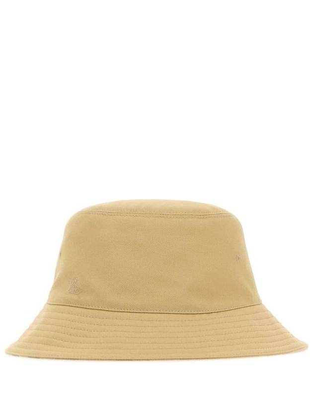 Burberry Check Pattern Reversible Bucket Hat Flax