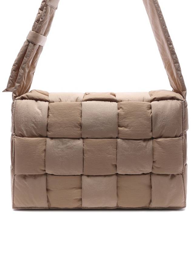 Bottega Veneta Padding Tech Cassette Shoulder Bag Beige