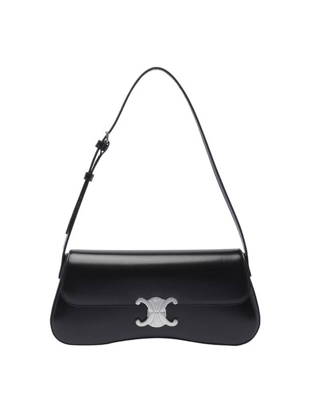 CELINE Medium Calfskin Shoulder Bag Black