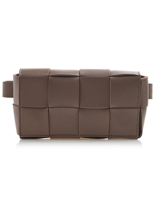 Bottega Veneta Intrecciato Small Cassette Belt Bag Brown