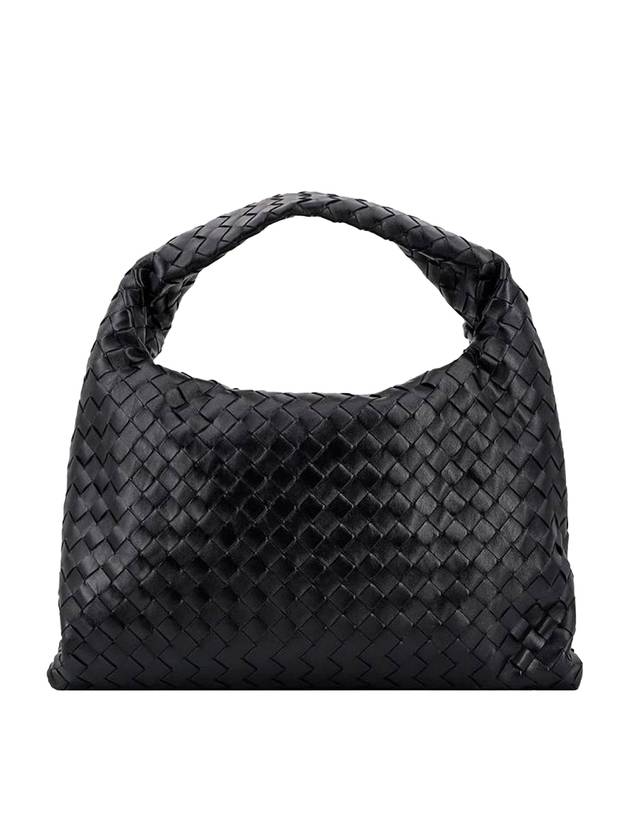 Bottega Veneta Intrecciato Hop Small Tote Bag Black