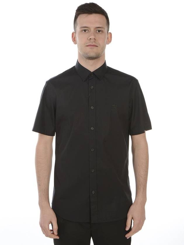 Burberry short sleeve shirt 8025764NERO BLACK