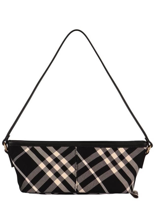 Burberry Check Mini Shoulder Bag Black