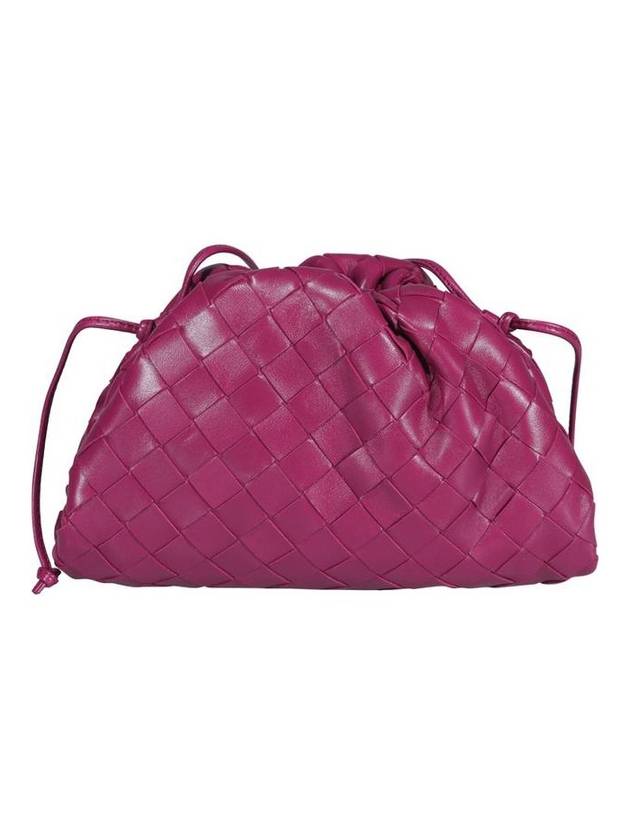 Bottega Veneta Intrecciato Mini Pouch Bag Cinnabar
