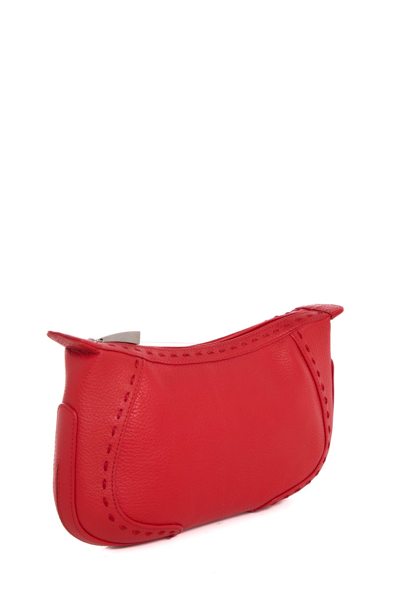 Escada Red Leather Pouch