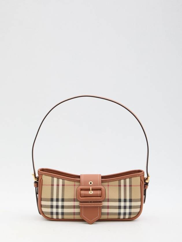 Burberry Check Shoulder Bag Brown