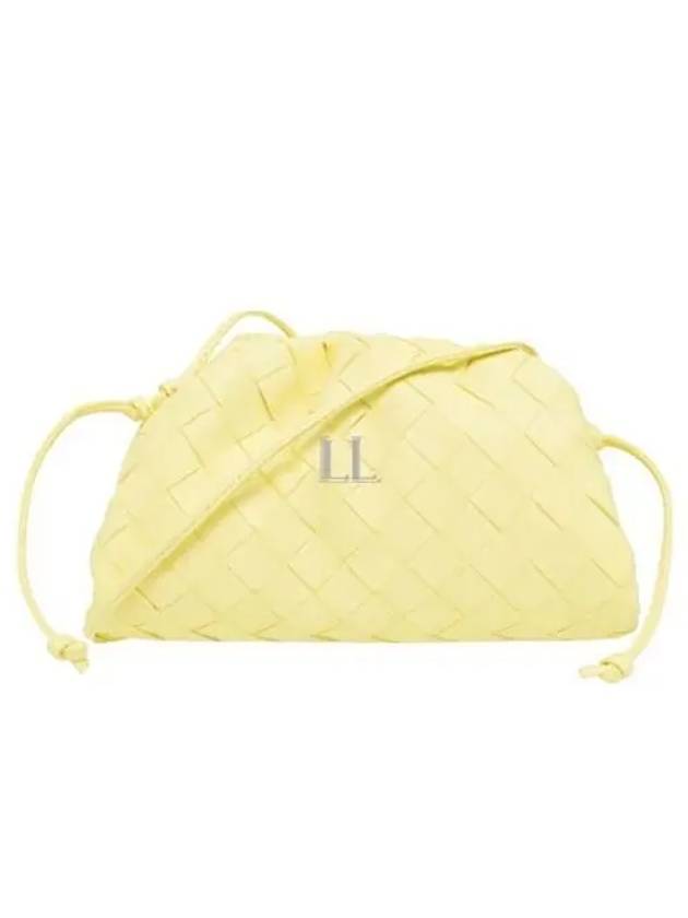 Bottega Veneta Intrecciato Mini Pouch Bag Yellow