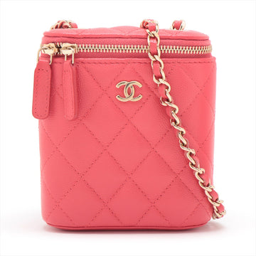 Chanel Matrasse Caviar S Chain Shoulder Bag Pink G