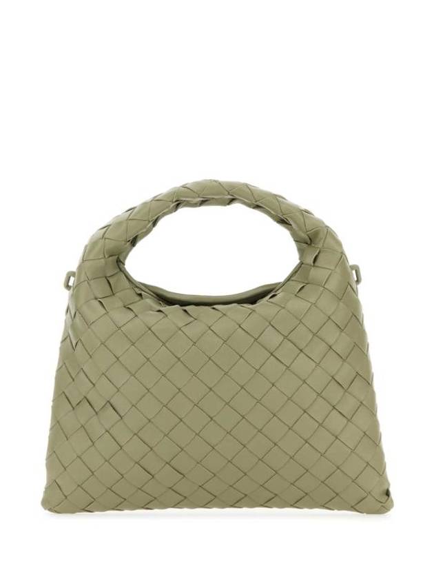 Bottega Veneta Intrecciato Mini Hop Tote Travertine