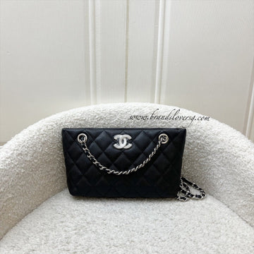 Chanel 25C Mini Clutch with Chain in Black Caviar and SHW (Model: AP4417)