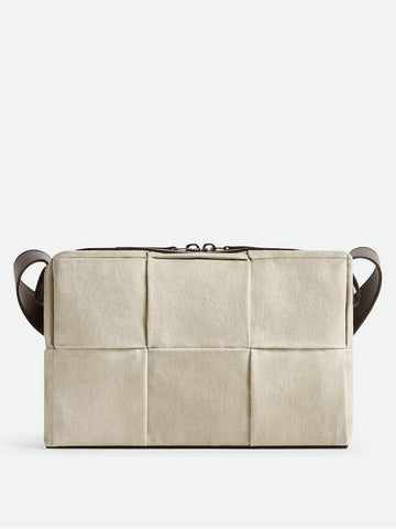 Bottega Veneta Medium Arco Camera Cross Bag Greige