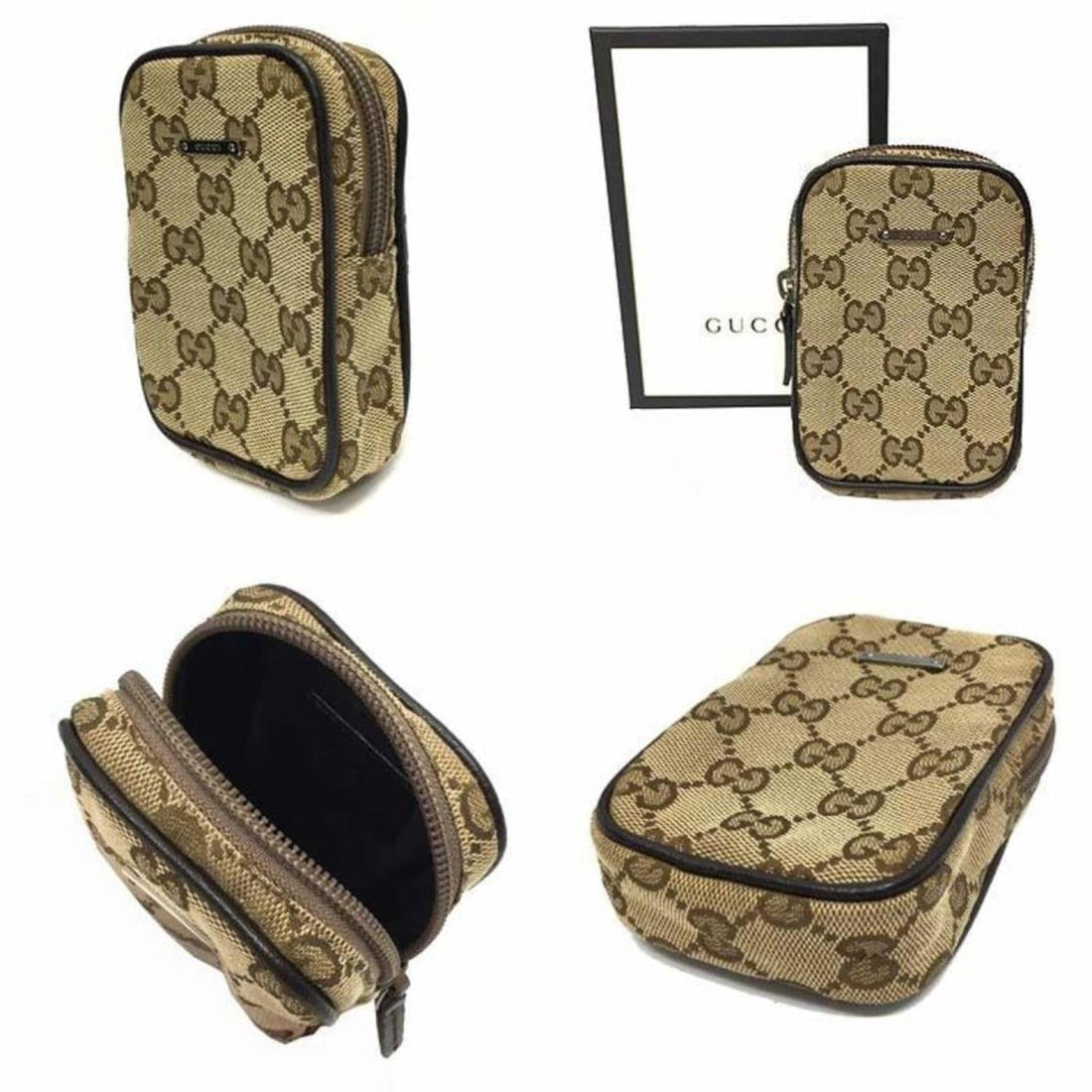 Gucci Gg Canvas Canvas Clutch Bag