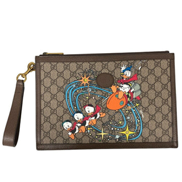 Gucci  Pvc Leather Clutch Bag