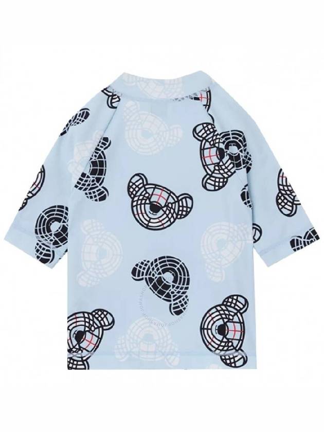 Burberry Burberry Boys Pale Blue Thomas Teddy Bear Print Sun Protection Vest Size 8Y