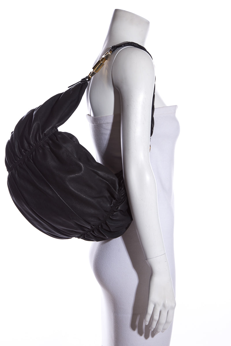 Bally Black Leather Hobo