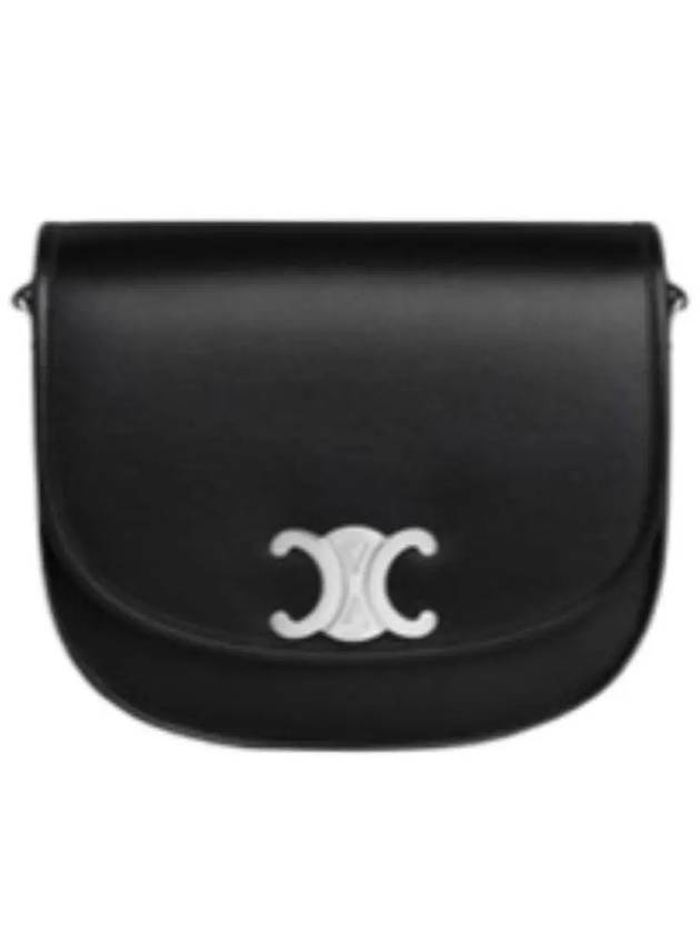 CELINE Medium Besace Triomphe Crossbody Bag Black