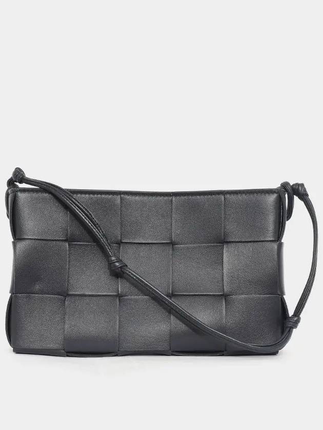 Bottega Veneta Cassette Strap Shoulder Bag Navy