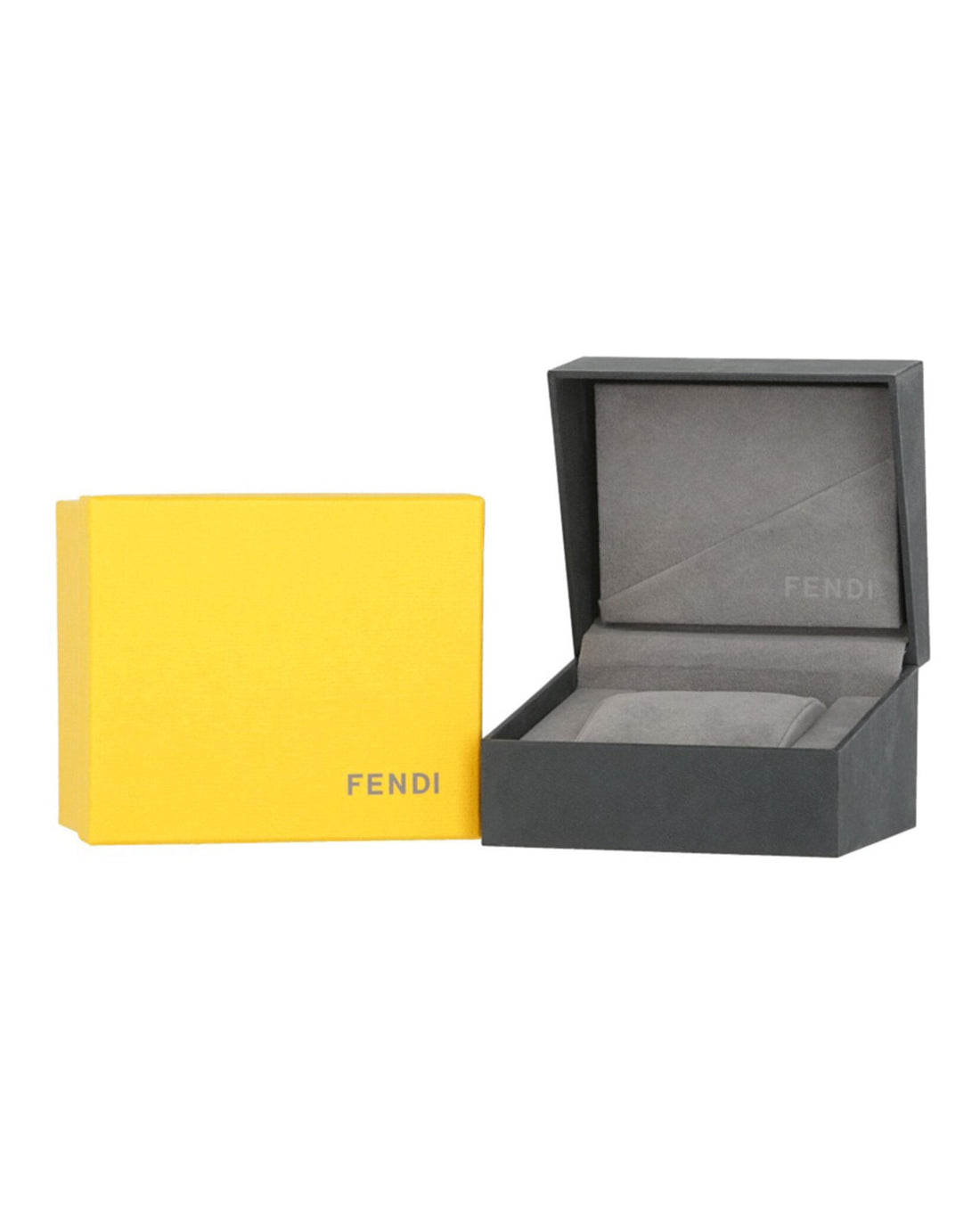 Fendi Womens Run Away Two Tone 28mm Strap Fashion Watch