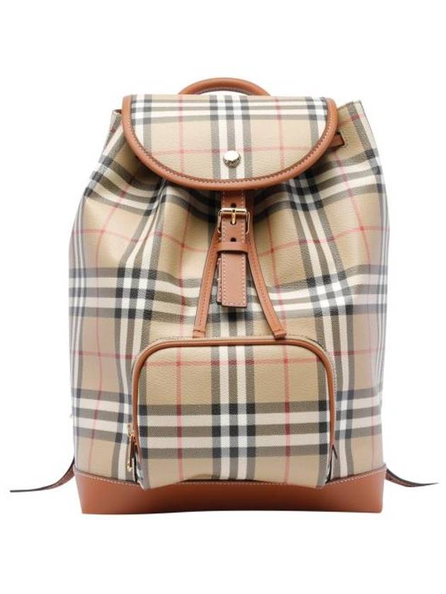 Burberry Check Backpack Brown Archive Beige