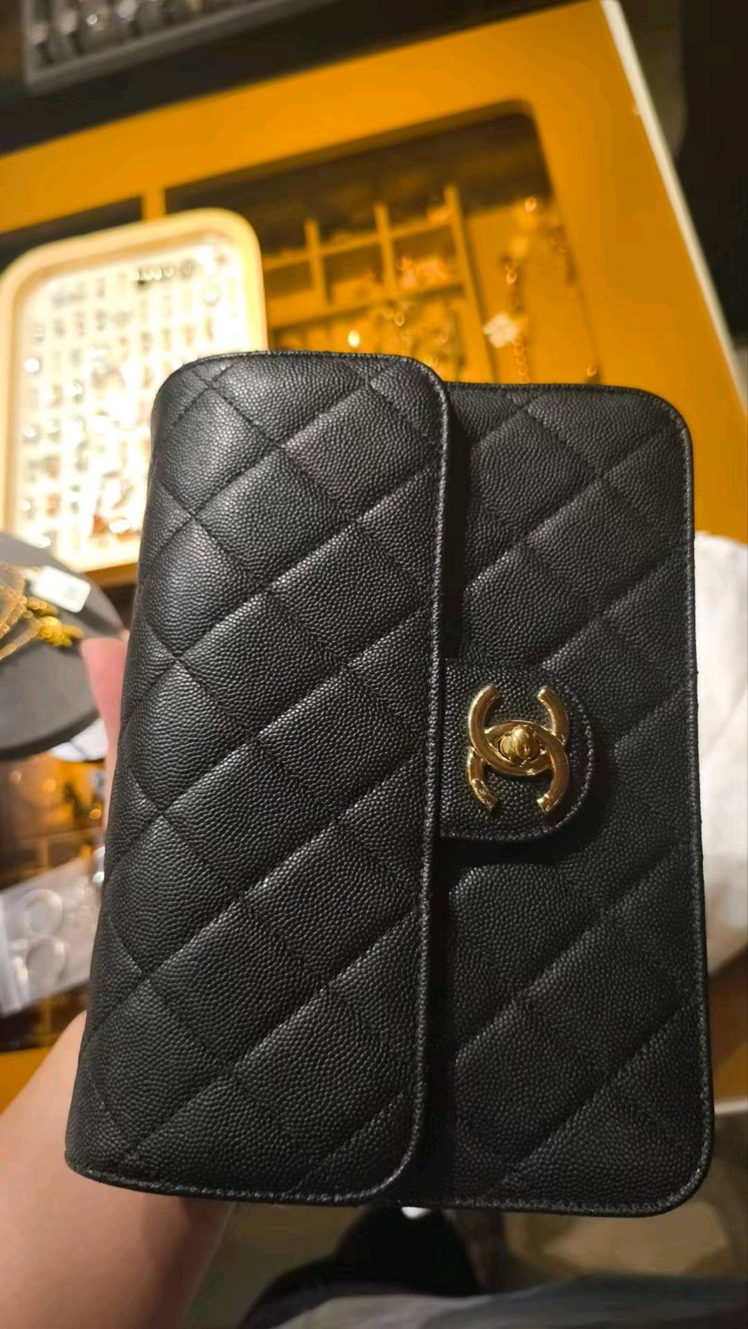 Chanel 22C Calfskin Shoulder Bag