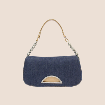 CHRISTIAN DIOR DENIM MALICE SHOULDER BAG