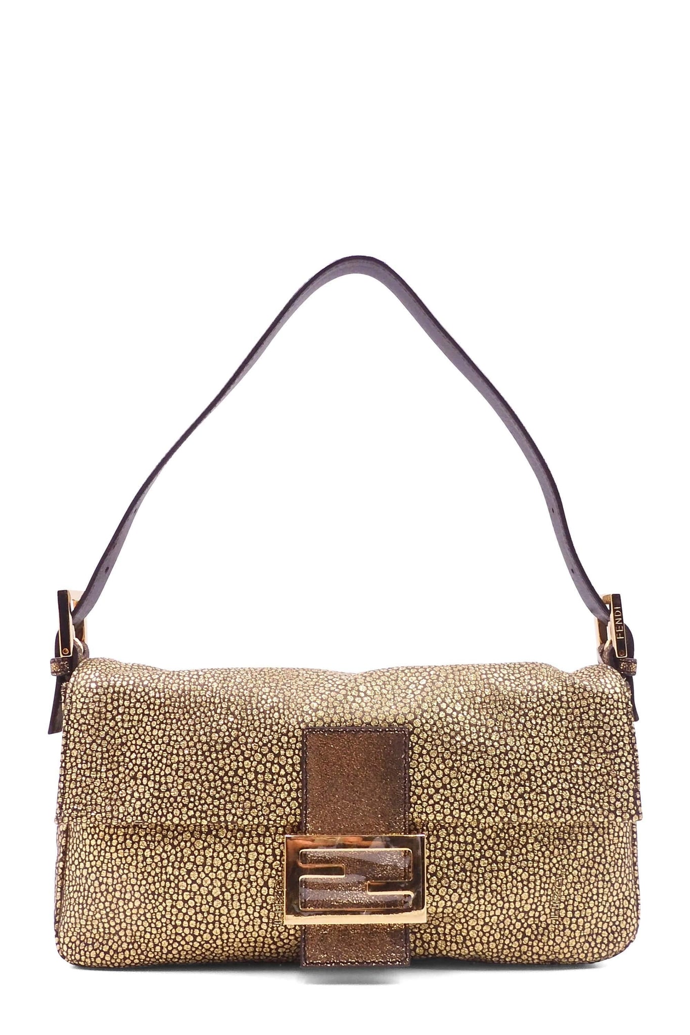 Embellished Baguette Gold