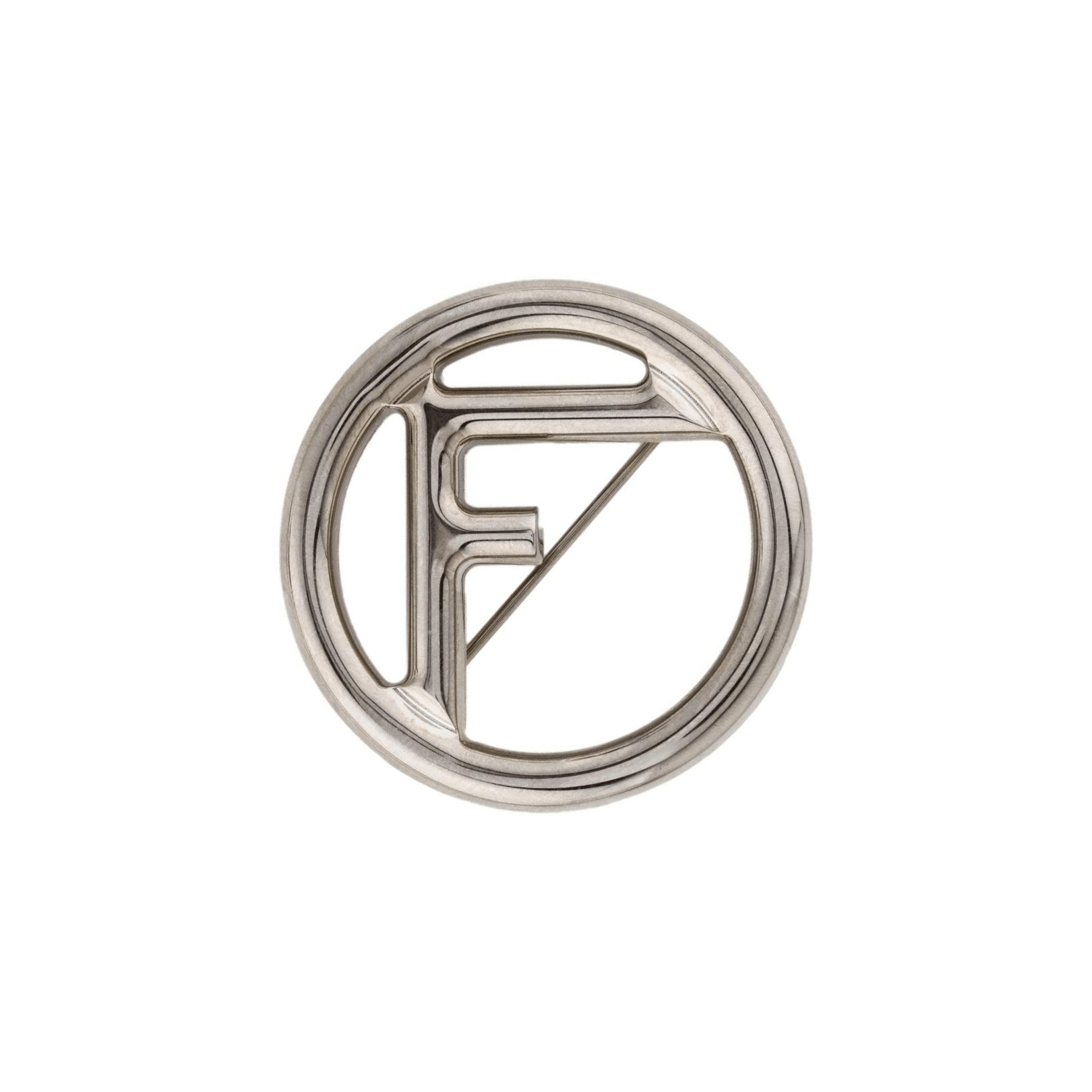 Fendi Logo Brooch