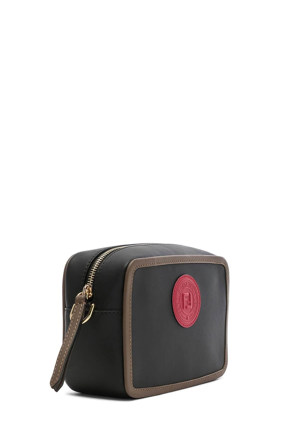 Mini Camera Case Black with Logo Emblem