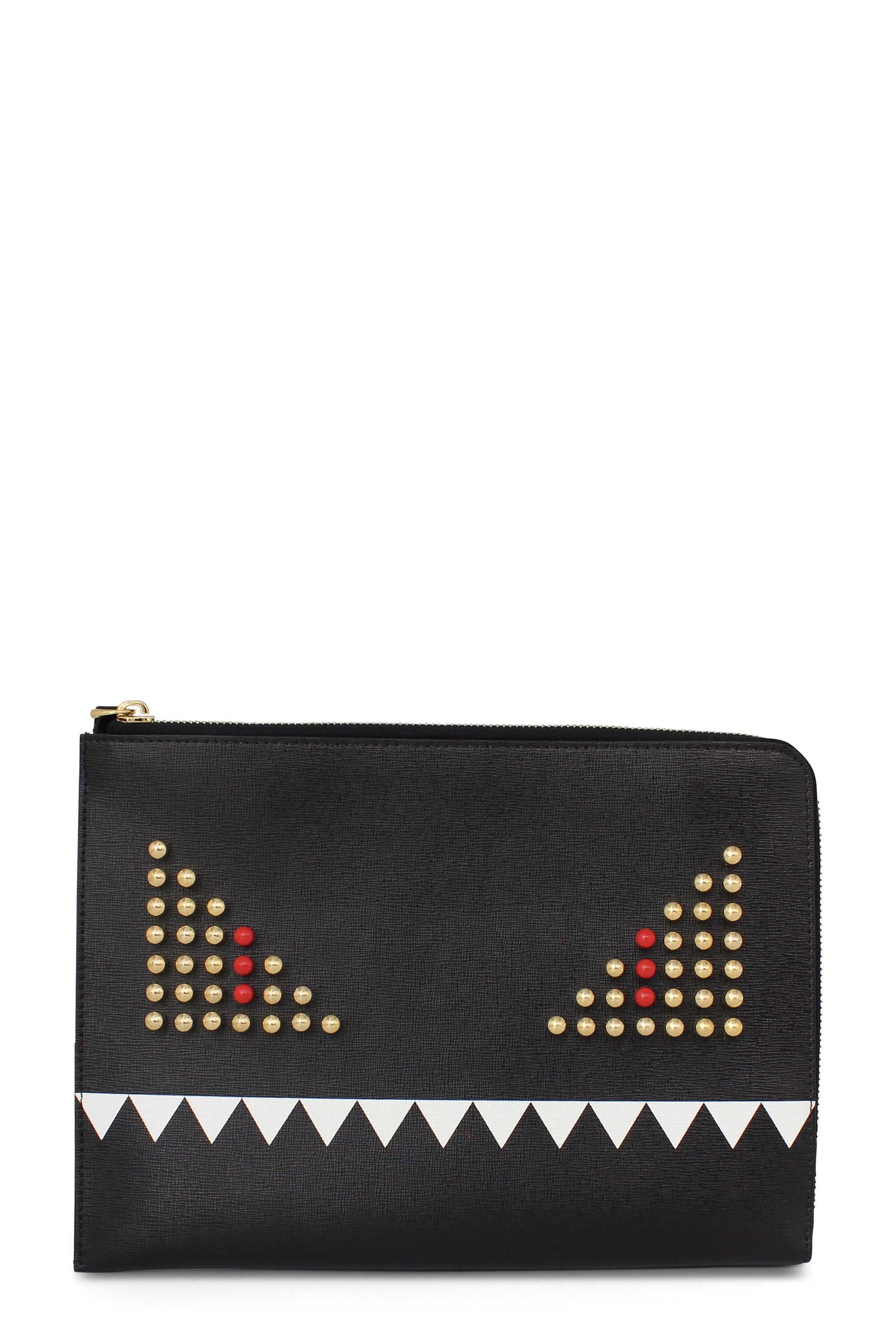 Monster Pouch Studded Black