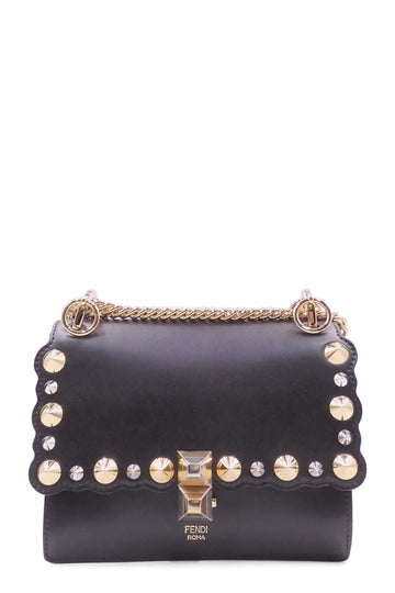 Small Kan I Embellished Pearl Black