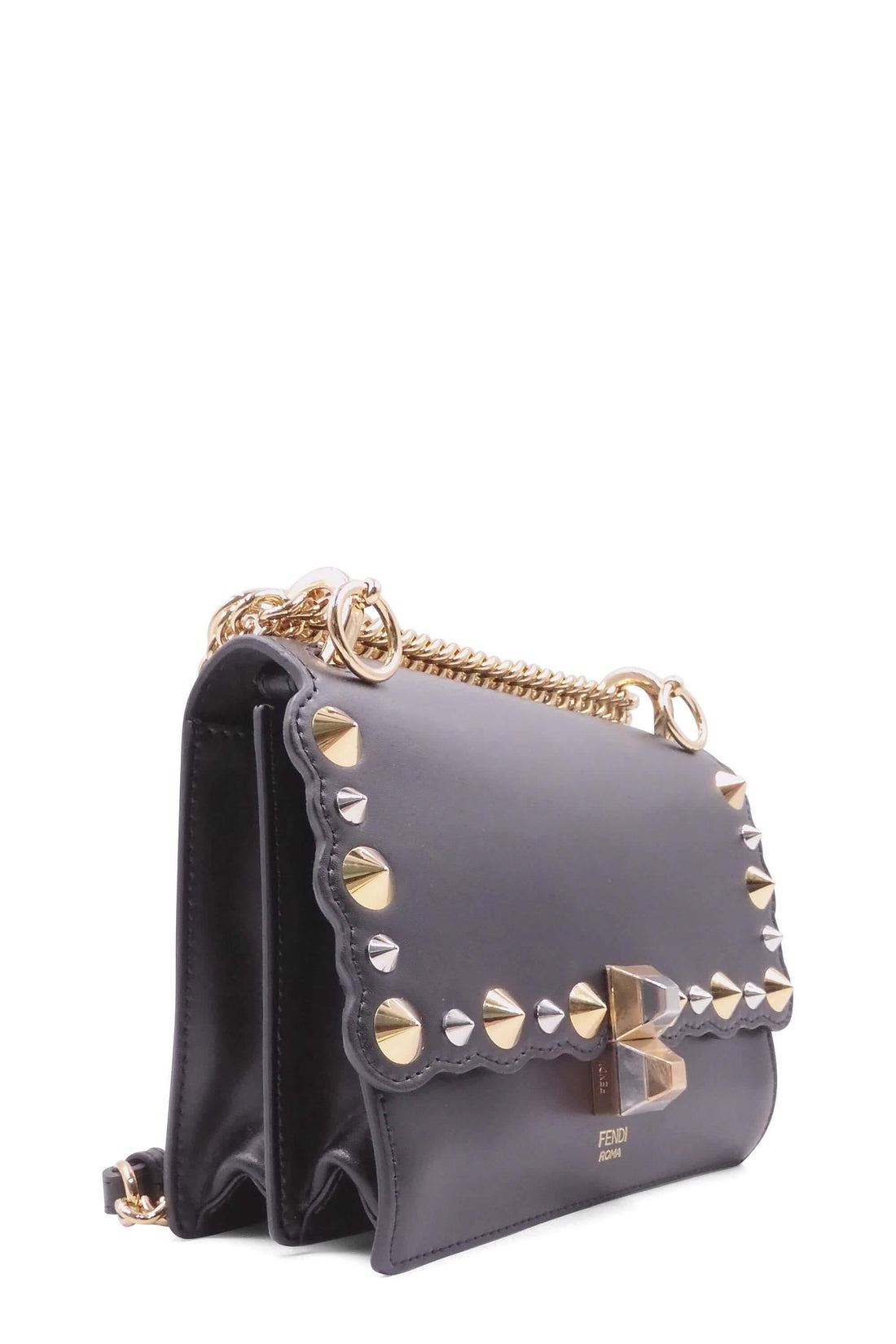 Small Kan I Embellished Pearl Black