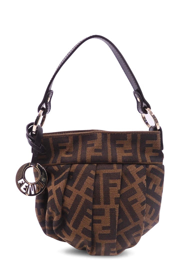 Zucca Canvas Mini Bucket Brown