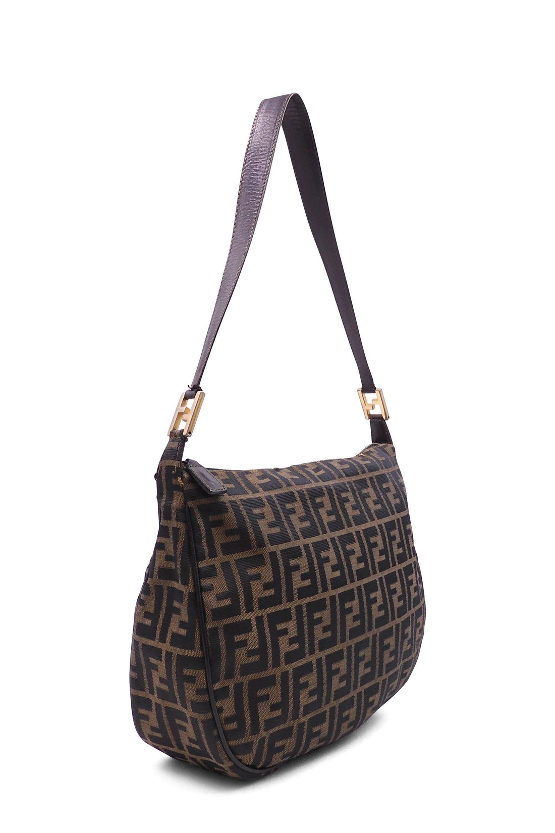 Zucchino Canvas Shoulder Bag Brown