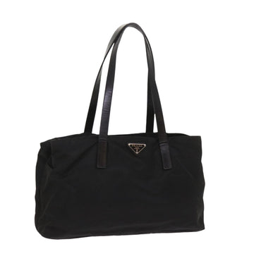 PRADA Tote Bag Nylon Black  fm3151