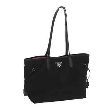 PRADA Tote Bag Nylon Black  fm3155