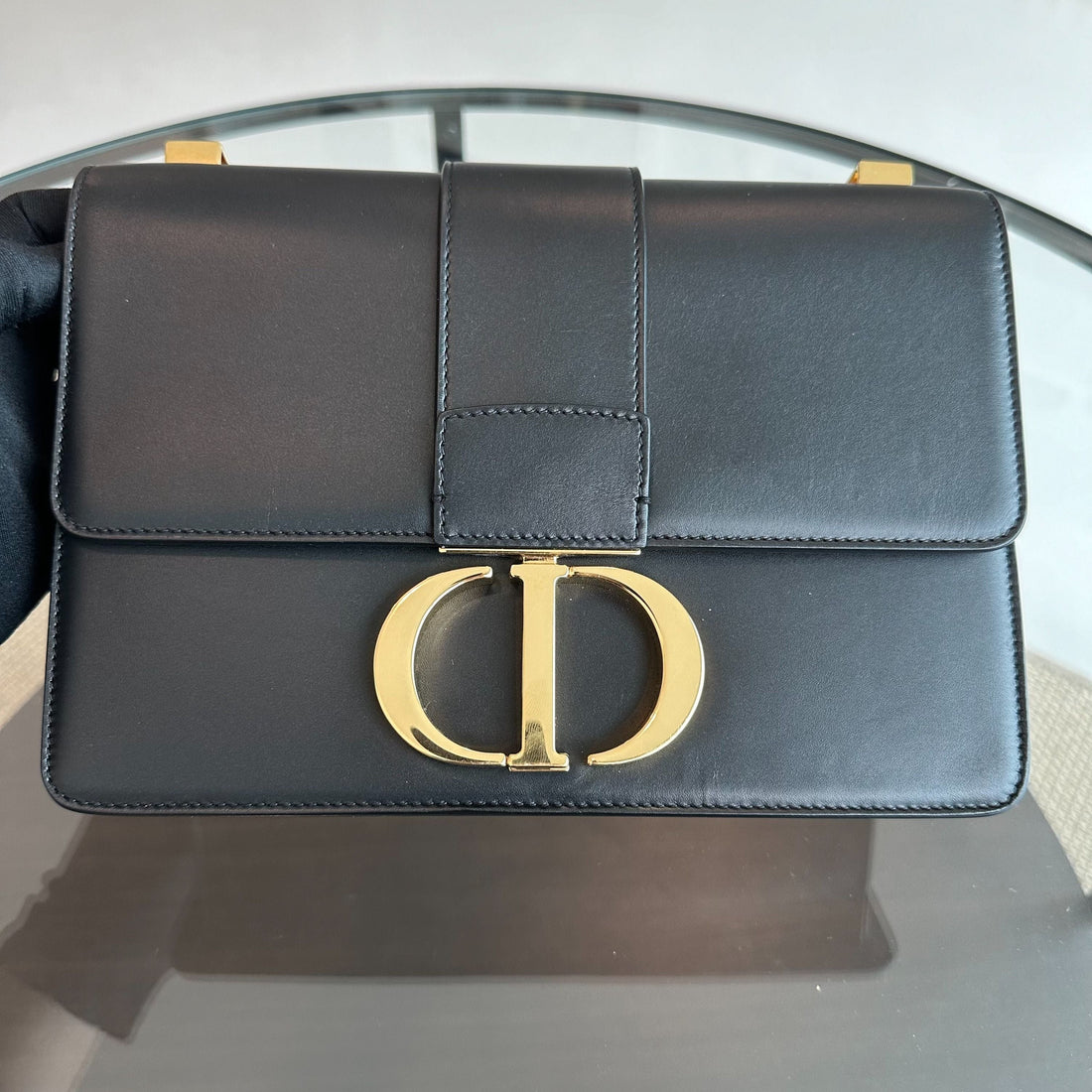 *Full Set, Receipt* Montaigne 30 Calfskin Black GHW