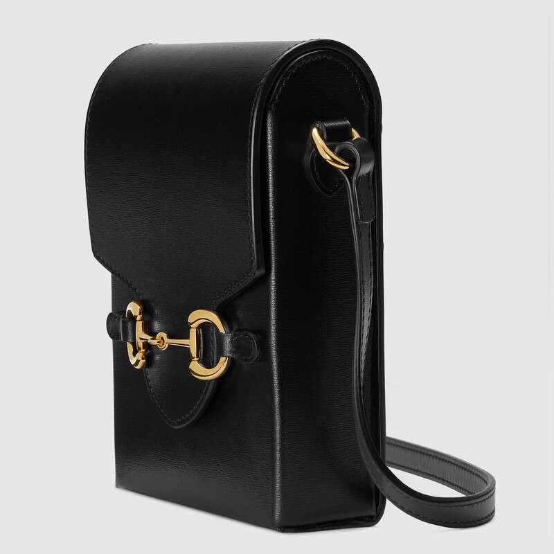 Gucci Horsebit 1955 Mini Bag Black Leather