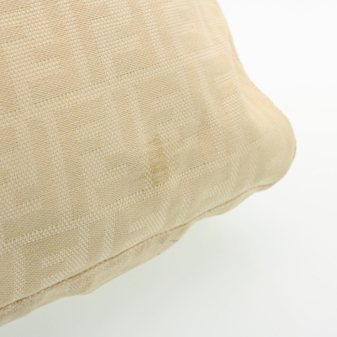 FENDI Zucca Canvas Mamma Baguette Shoulder Bag Beige  am2225g