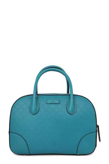 Diamante Satchel Turquoise