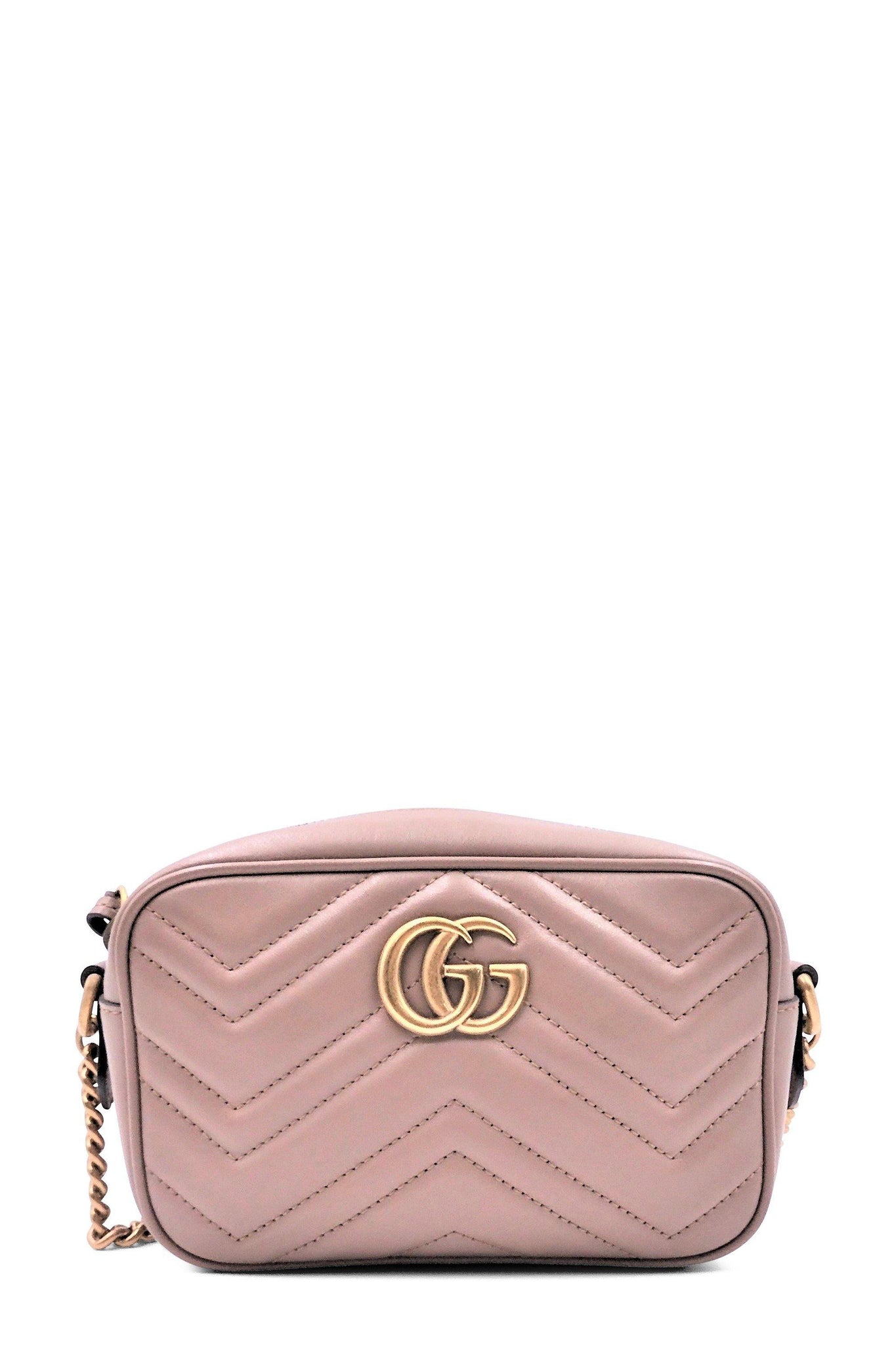 GG Marmont Matelasse Mini Bag Dusty Pink