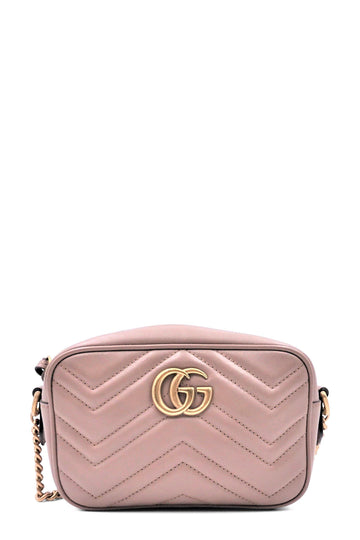 GG Marmont Matelasse Mini Bag Dusty Pink