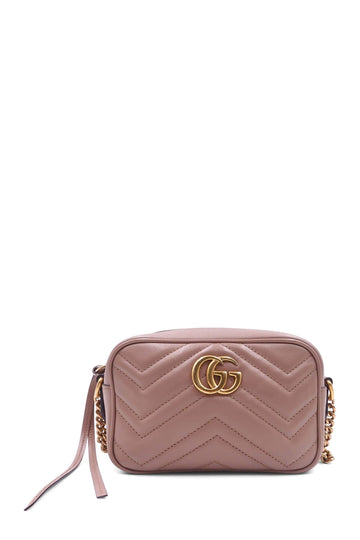 GG Marmont Matelasse Mini Bag Dusty Pink