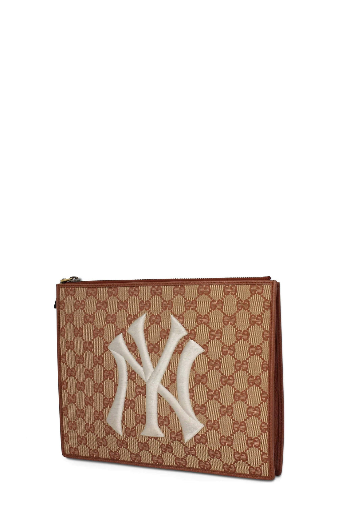 GG NY Yankee Pouch Brown