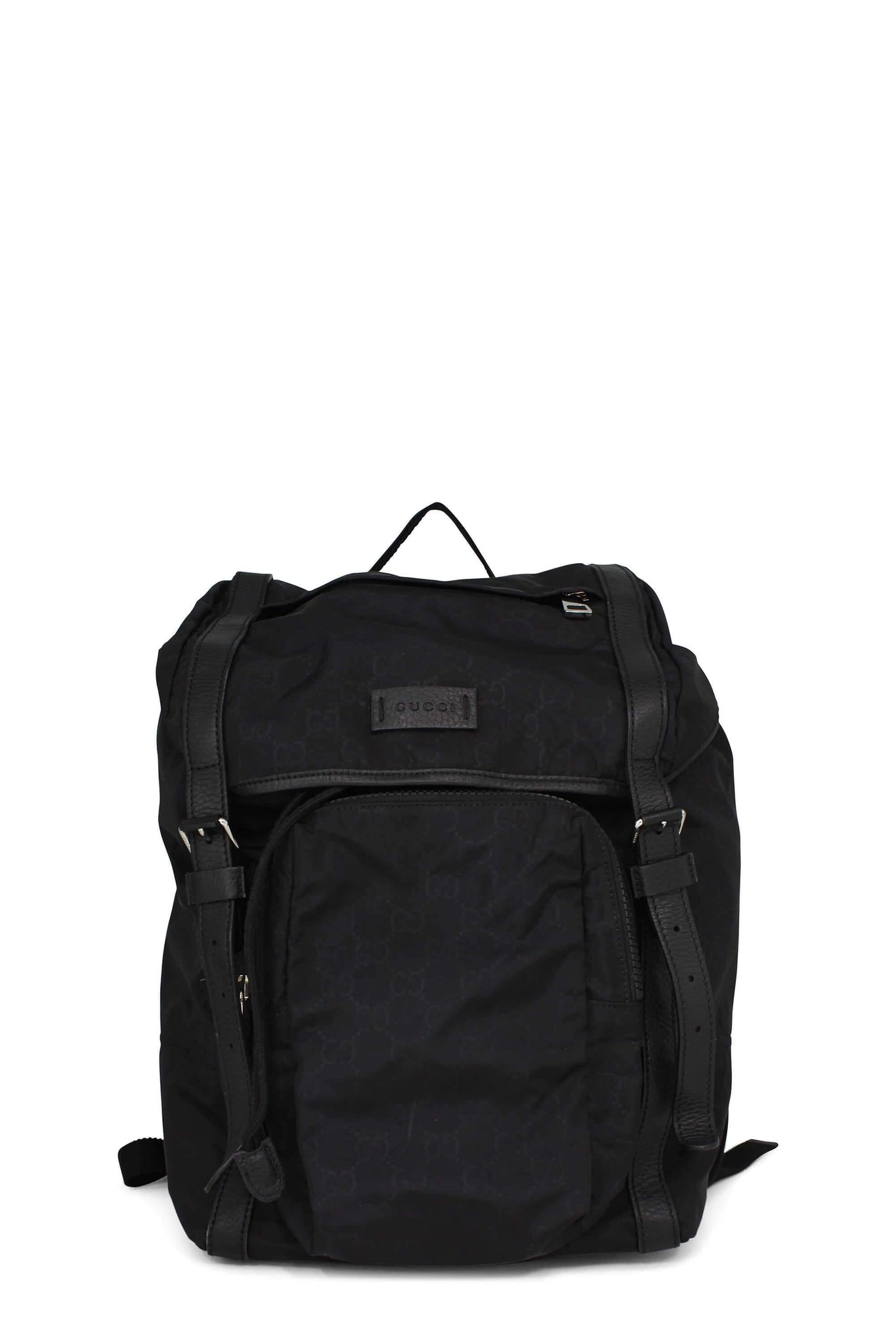 GG Nylon Backpack Black