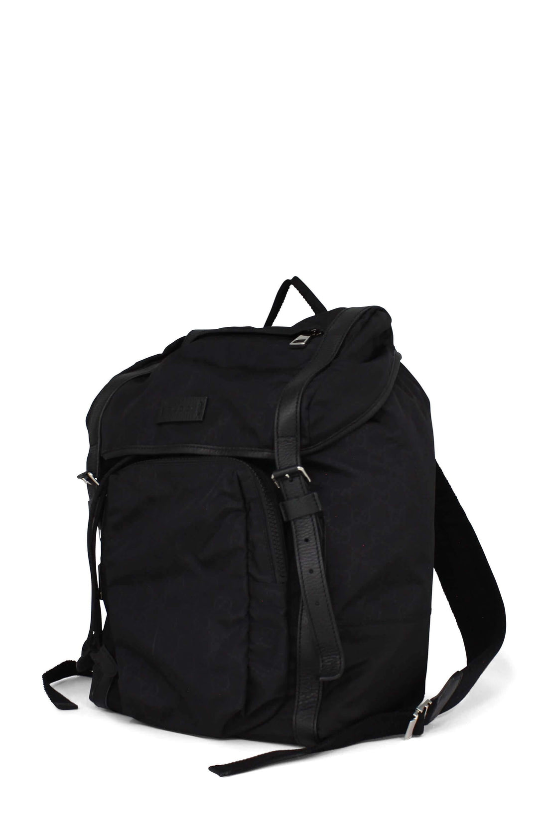 GG Nylon Backpack Black