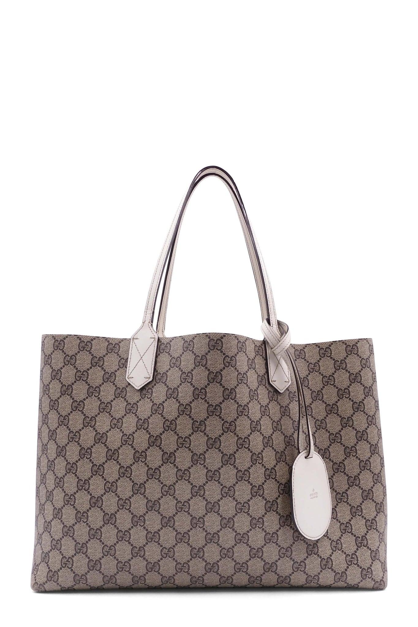 GG Reversible Tote White