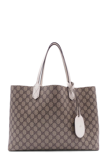 GG Reversible Tote White