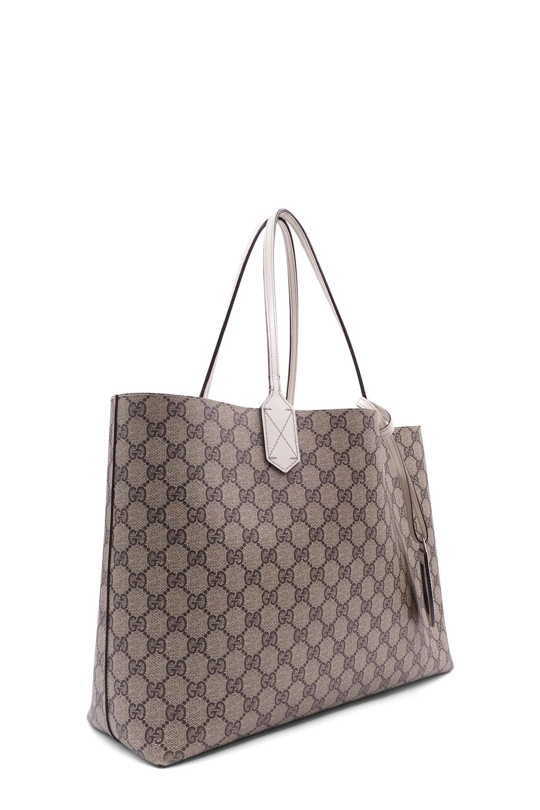 GG Reversible Tote White